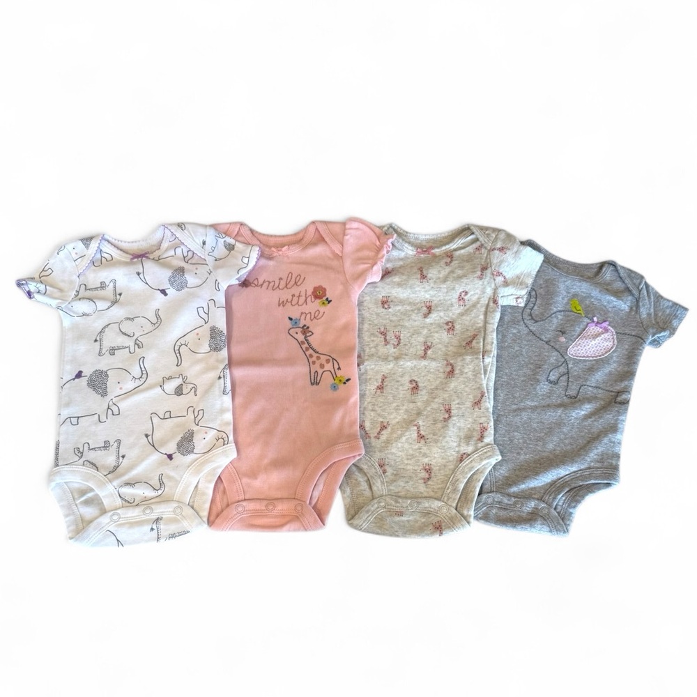 Girls 0-3 months onesies